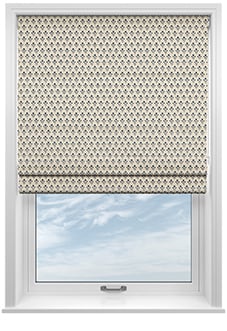 Emily Bond Hawthorn, Indigo - Roman Blind